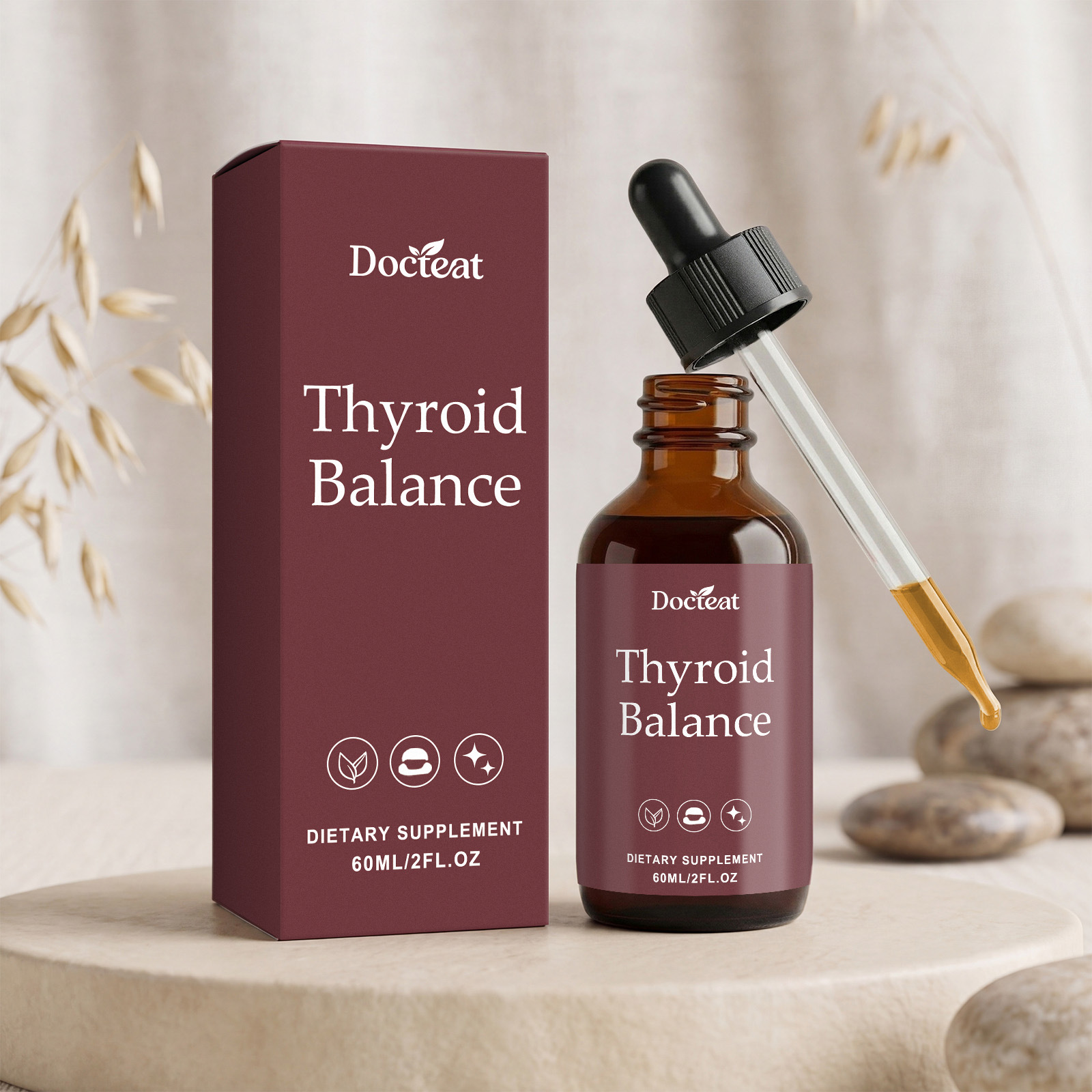 Iodine Drops Supplement - Tiroid Tentürü Takviyesi İyot Selenyum Kompleksi
