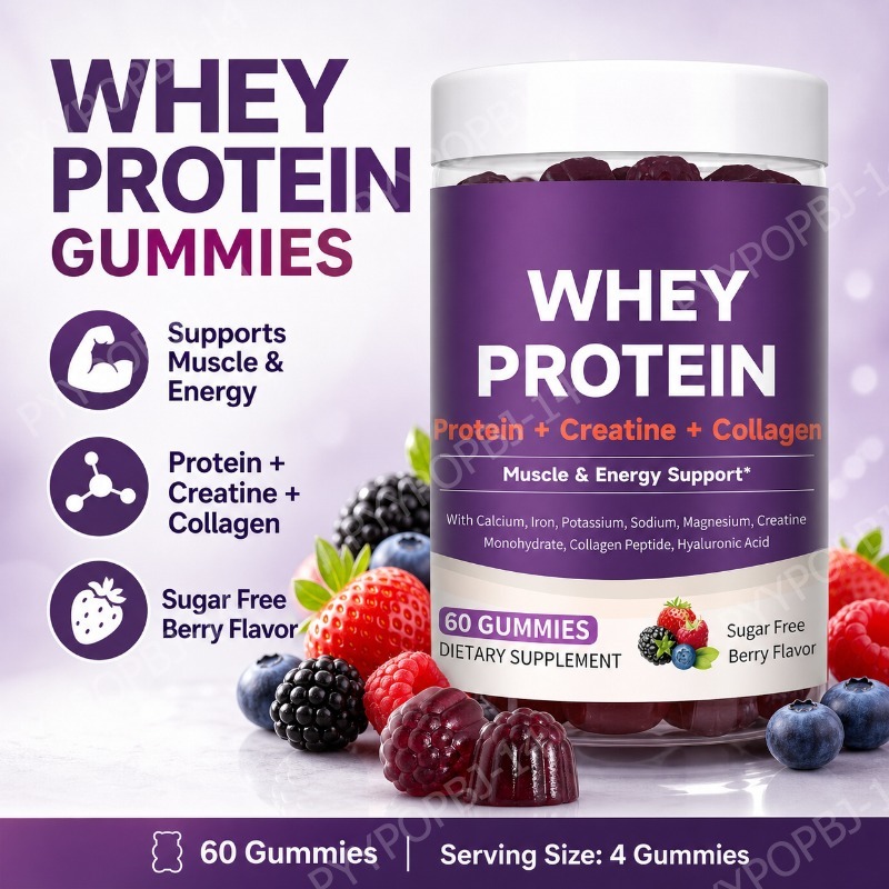 Fitness Nutrition Whey - Whey Kreatin Kolajenli Protein Jelibonları 12g