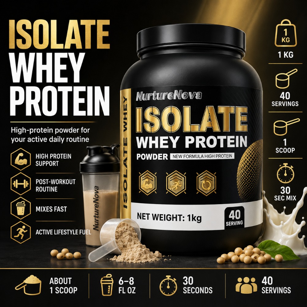 NurtureNova İzole Whey Protein - Fitness Nutrition Whey incelemesi ve fiyatı