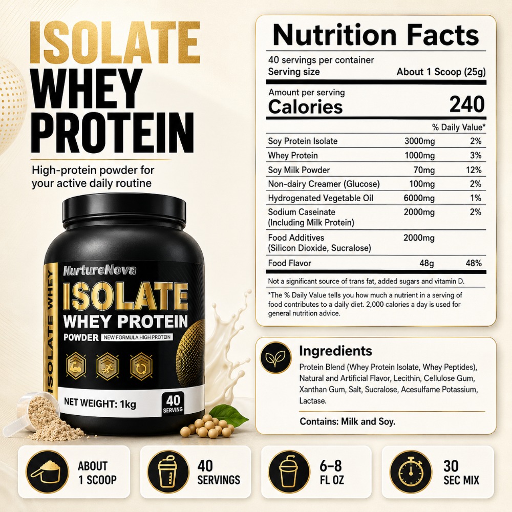 NurtureNova İzole Whey Protein - Fitness Nutrition Whey incelemesi ve fiyatı