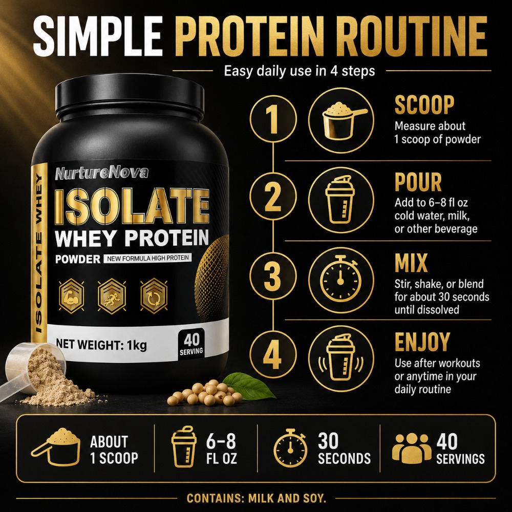 NurtureNova İzole Whey Protein - Fitness Nutrition Whey incelemesi ve fiyatı